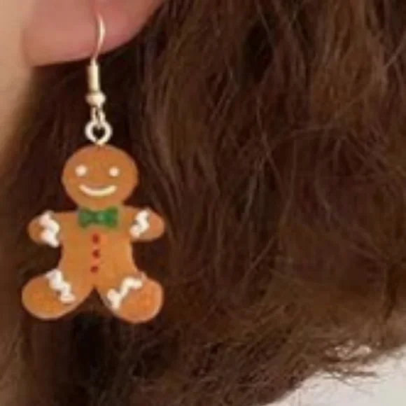 Gingerbread Earrings - Picture 2 of 7